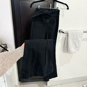 Urban Outfitters BDG Black Tie Boot Cut Jeans